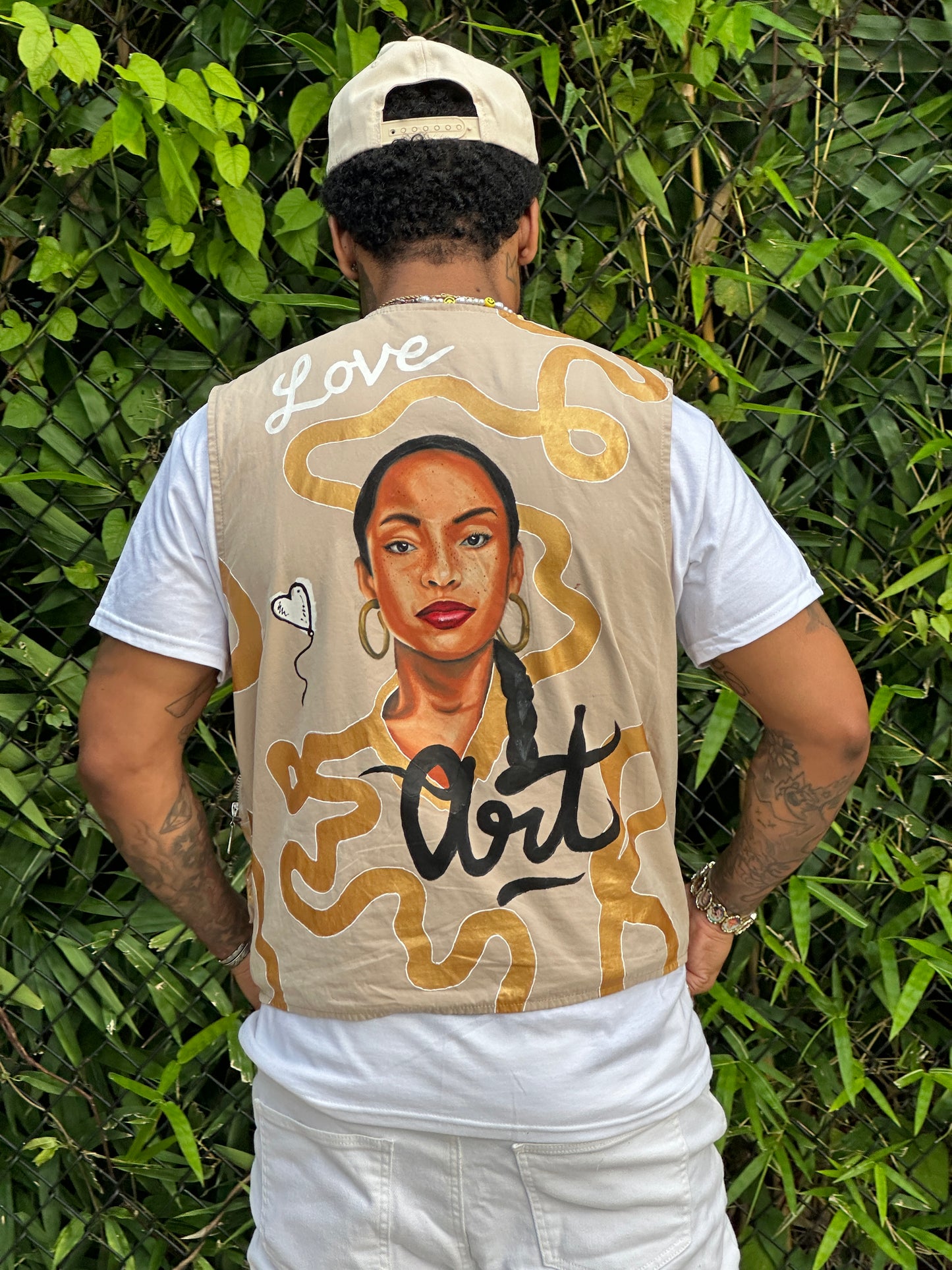 Sade Hand Painted Vest By Eloseeoh