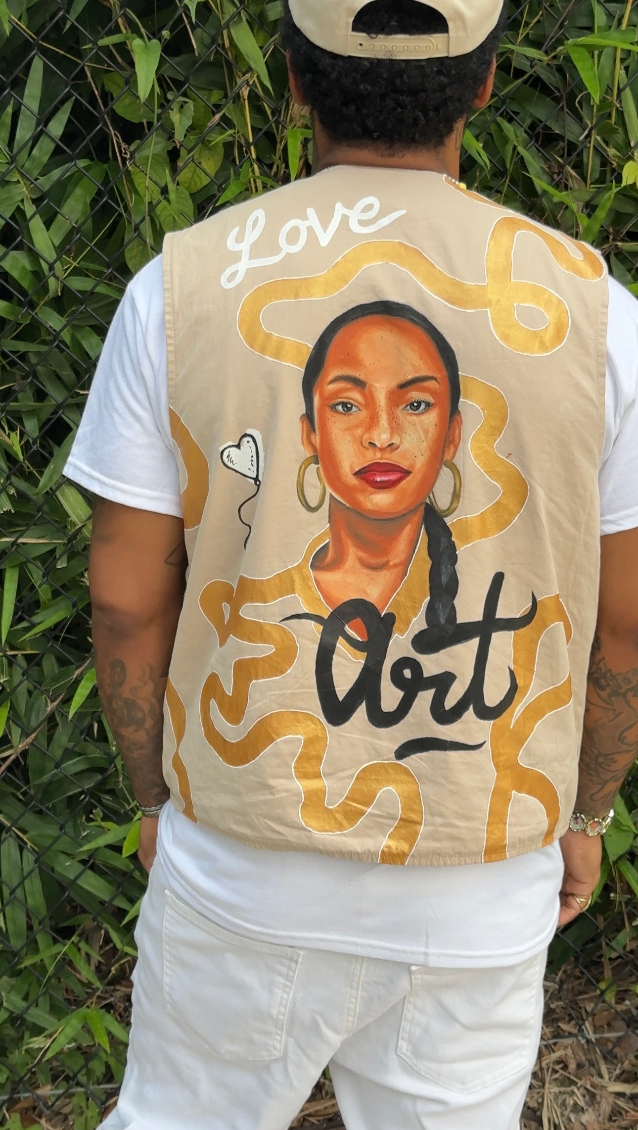 Sade Hand Painted Vest By Eloseeoh