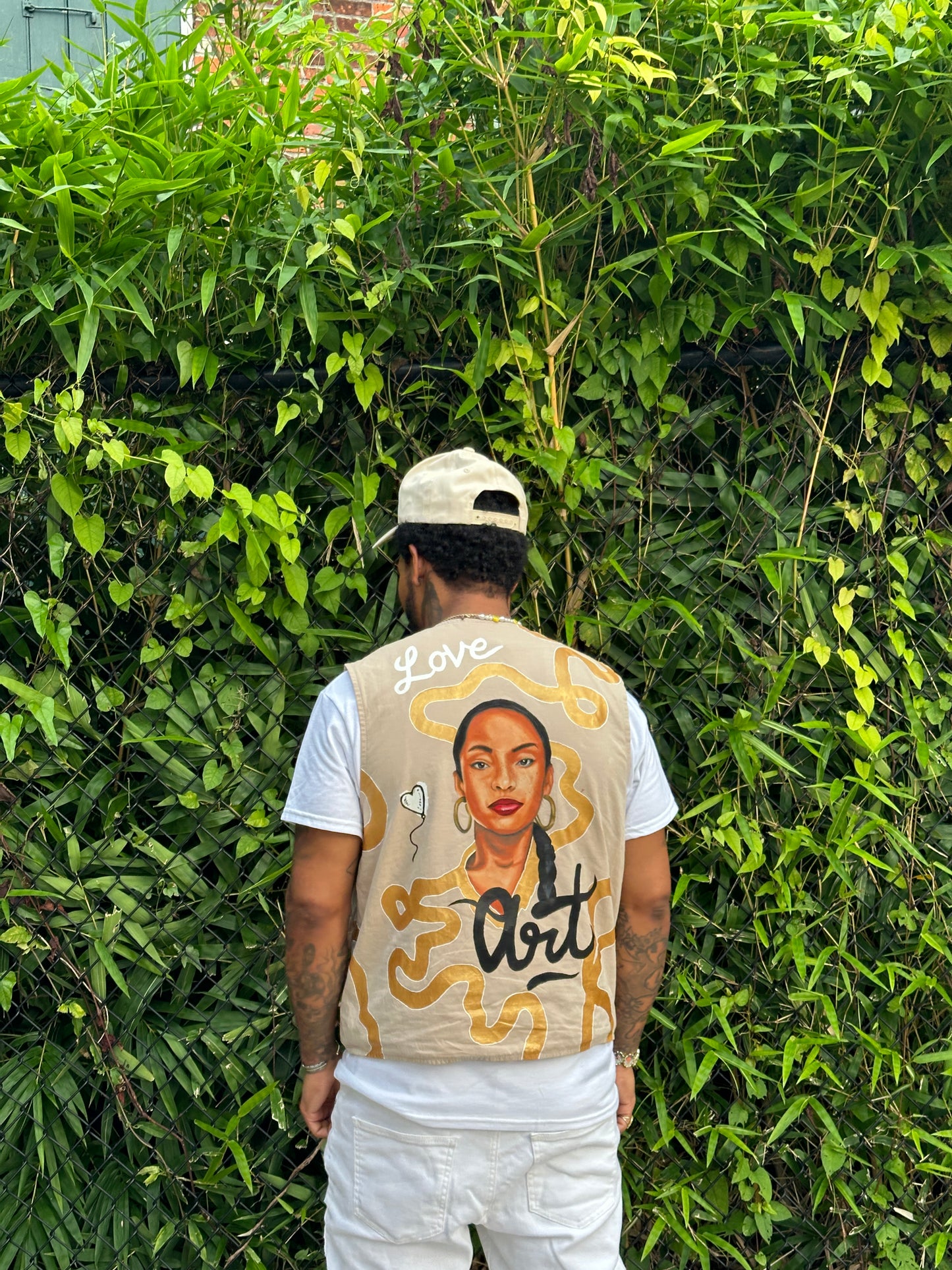 Sade Hand Painted Vest By Eloseeoh