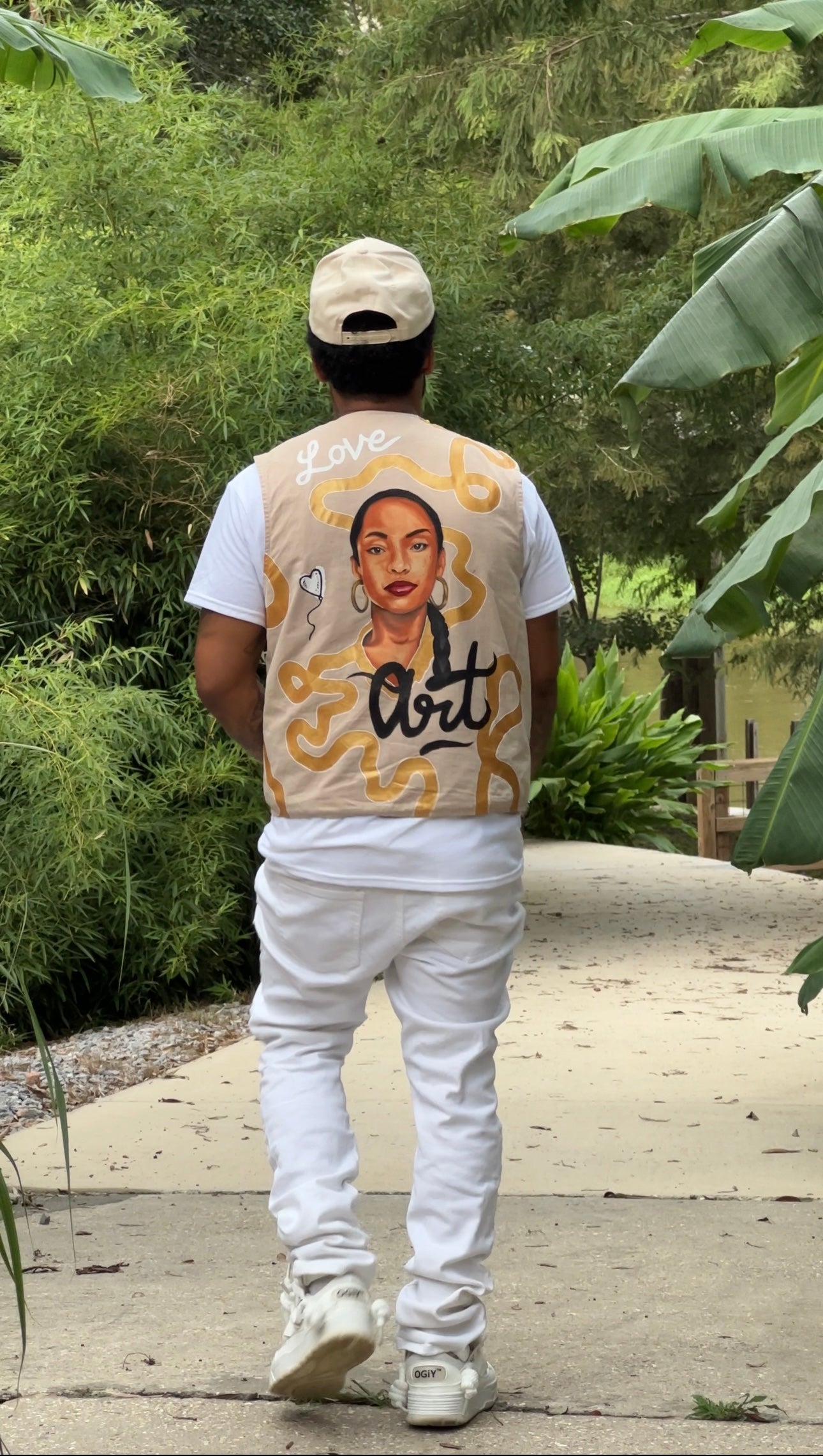 Sade Hand Painted Vest By Eloseeoh