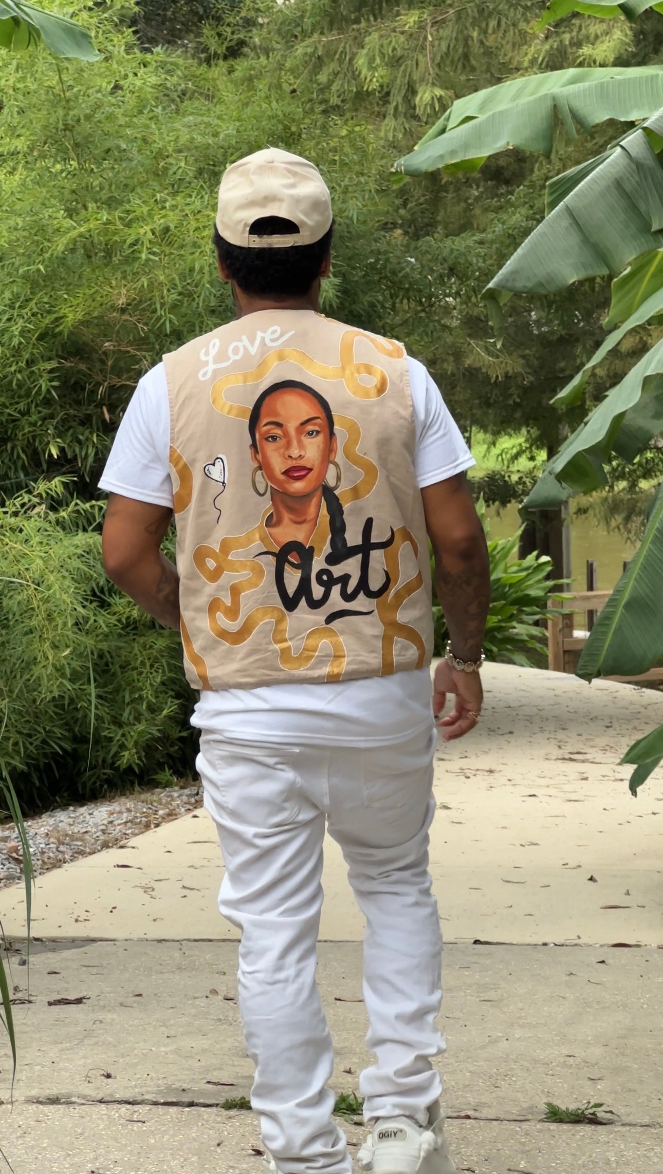 Sade Hand Painted Vest By Eloseeoh