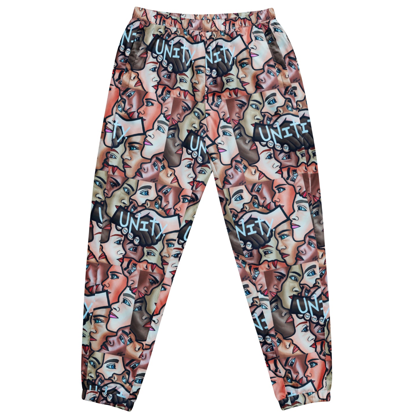 Unisex "Unity Faces" track pants